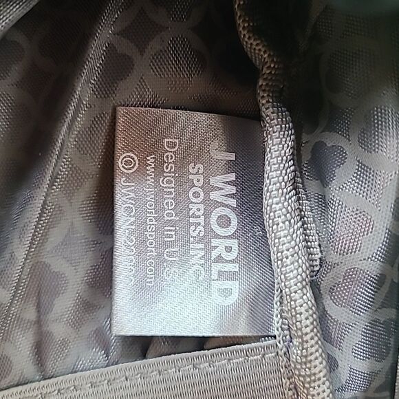 J World Cosmos Backpack Padded Laptop Area 5 compartments 17" Long 13" W - Picture 4 of 4